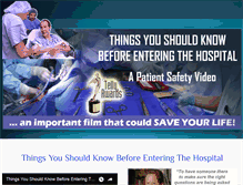 Tablet Screenshot of patientsafetyvideo.com